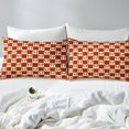 thumbnail image 3 of Erosebridal Housse de Couette Rouge Buffalo Simple, Housse de Couette Nœud Mignon Simple, Décoration de Chambre à Carreaux Géométriques, Réversible 2 Pcs (Sans Couette), 3 of 7
