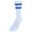 White with Royal Blue Stripes, variant on CTM  Crew Striped Socks (3 Pairs) (Men)