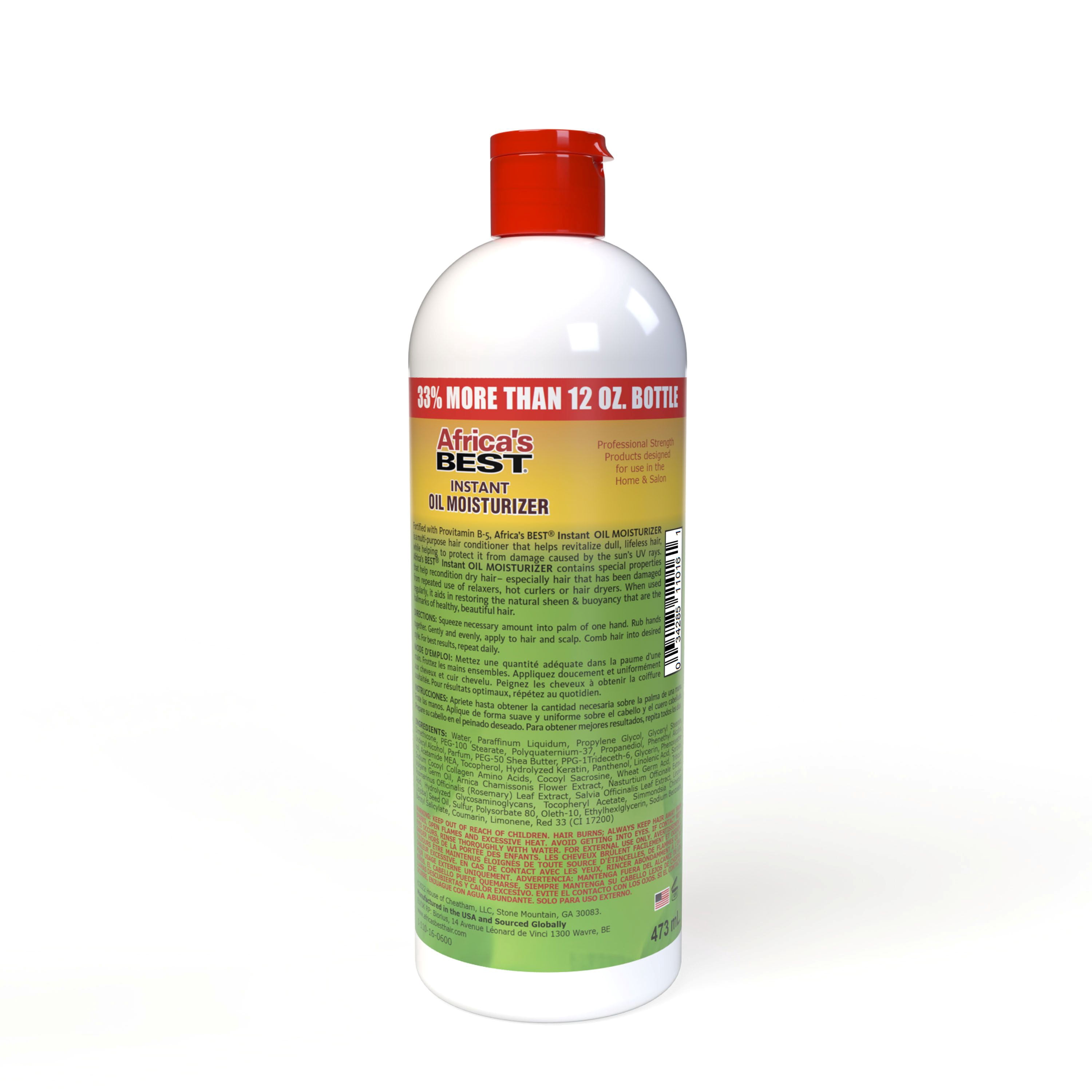 Africa’s Best Instant Oil Moisturizer, 16 fl oz
