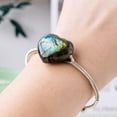 thumbnail image 2 of Blue Light Labradorite Love Hand-woven Moonstone Women's Bracelet, 2 of 2