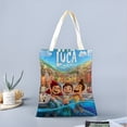 thumbnail image 2 of Luca Bolso de tela con estampado de lienzo para mujer, bolsa de compras reutilizable y estética, con cremallera interior, regalo para mujer, 35 × 40 cm., 2 of 6