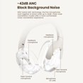 thumbnail image 3 of Audífonos supraaurales Audífonos para juegos con controlador de 40 mm Cancelación de ruido (Beige) Tmvgtek Para estrenar, 3 of 7