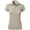 Oatmeal, variant on Womens Premium Longline Polo Tee 5 Button Short Sleeve Tennis Top