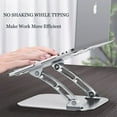 thumbnail image 2 of Laptop Stand for Desk, Ergonomic Aluminum Laptop Riser Laptop Mount for Desk, Adjustable Notebook Stand Compatible with 10-17" Laptops, 2 of 5