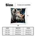 thumbnail image 5 of Rhinoceros Velvet Throw Pillow Covers Set with Unique Patterns - 16x16, 18x18, 20x20 Inches - 2 Throw Pillow Inserts & Covers for Any Occasion, 5 of 6