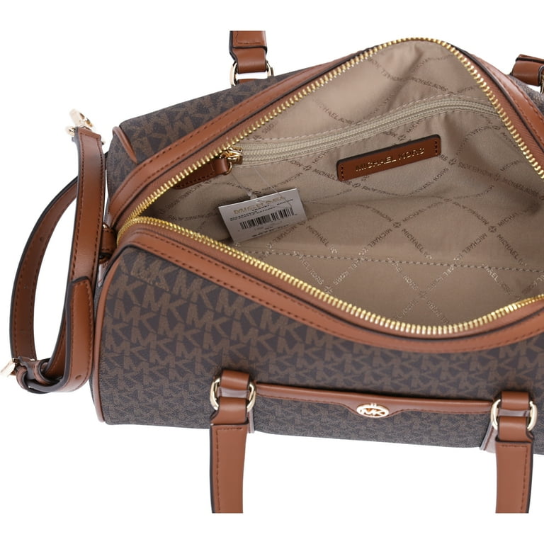 Michael Kors Jet Set Travel Medium Duffle Satchel Bag, Brown MK