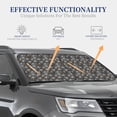 thumbnail image 4 of Fotbe Spider Cobweb 2-Piece Car Windshield Sun Shade | Sun Blocker for Car Windshield | Foldable Automotive Interior Accessories for Sun Protection-Large, 4 of 7