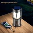 thumbnail image 3 of 4-Pack Solar Camping Lantern, USB Rechargeable LED Lanterns Battery Powered Pop Up Flashlight Lamps with Three Modes Power for Power Outages Hurricane Supplies Emergency Indoor & Outdoor, 3 of 6