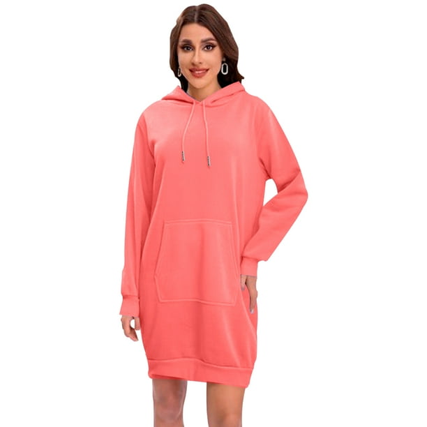 Maxi Sudadera Mujer Hoodie Shedron con Capucha y Cangurera, Calientita, Casual, Bolsillo Dahirim Store HDV1912SHD