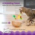 thumbnail image 3 of Catstages Hunt N' Wobble Fruit Bowl Wobbling Cat Toy with Five Catnip Toys, Jingle Ball, and Flingers, Multicolored, 3 of 6