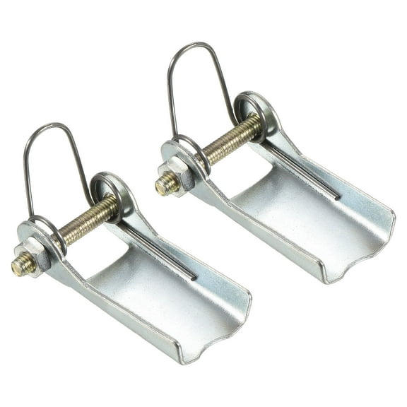 Uxcell 1.3'' Metal Replacement Latch Receiver Hitch for Trailer, Silver 2 Pack