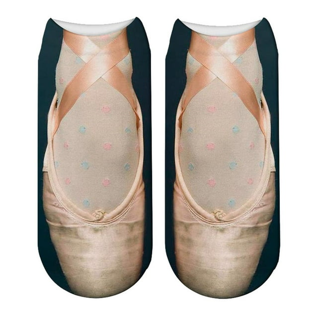 Chaussettes Imprimé Manucure Motif 3D Chaussettes de Course Amusantes Personnalisées pour Femmes