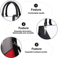 thumbnail image 3 of Nuevo bolso de viaje a la moda, bolso de cuero artificial, bolso bandolera simple de un solo hombro, 3 of 5