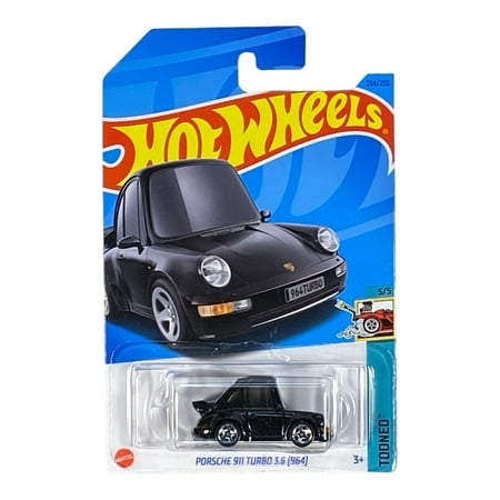 Hot Wheels - 234/250 - TOONED 5/5 - PORSCHE 911 Turbo 3.6 (964) Black
