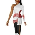 thumbnail image 3 of Lipstick - v1 Half Dleeve Split Dress summer dresses elegant chic wedding evening dresses, 3 of 6