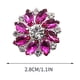 thumbnail image 2 of Floral Rhinestone Glass Button DIY Hand Decorated Button Shirt With, 2 of 5