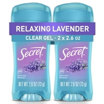 Secret Fresh Clear Gel Antiperspirant Deodorant, Lavender, 2.6 oz (2 Pack)