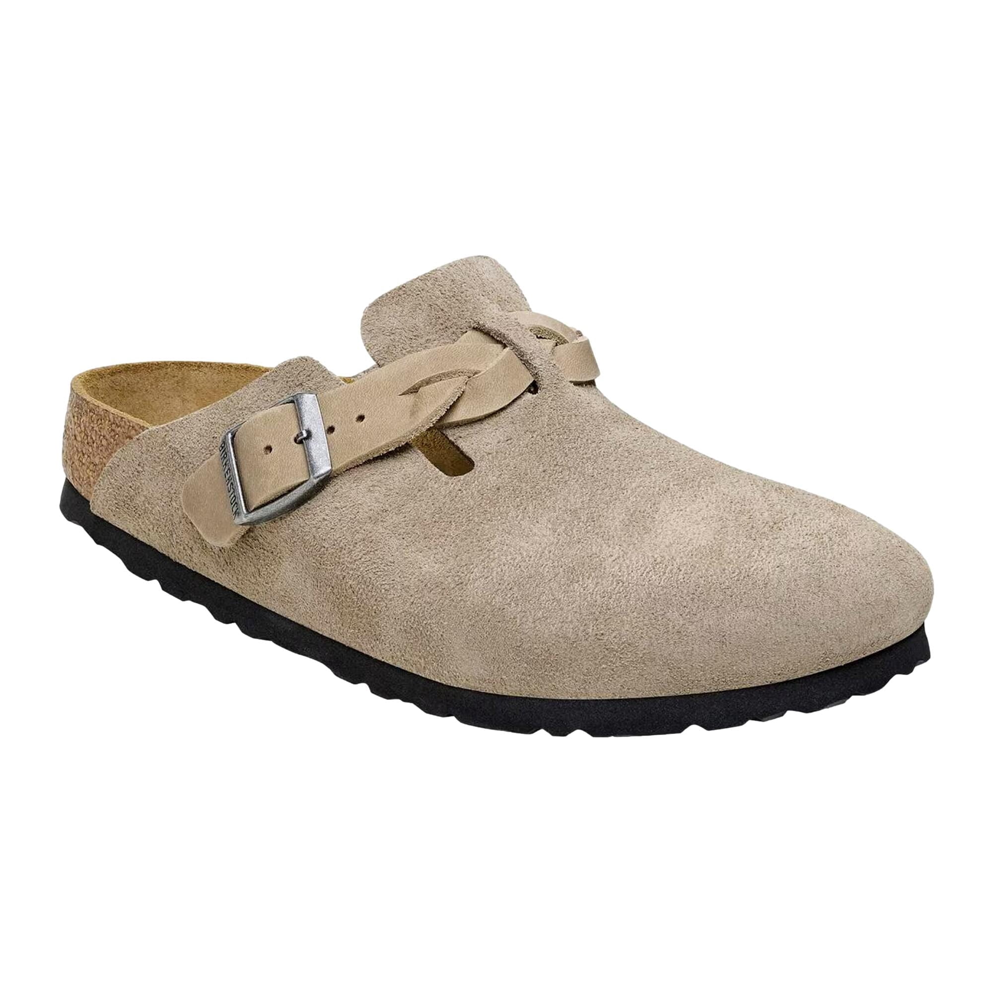 Birkenstock Boston Braided Taupe  1026694 Women's Size 42