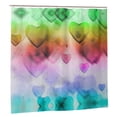 thumbnail image 2 of XMXY Pride Equality Lgbtq Long Shower Curtains, Waterproof Weighted Thick Bathroom Curtain with 12 Plastic Hook, 72x72 Inch, 2 of 8