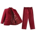 thumbnail image 2 of Boys' 2-Piece Formal Suit Set，Birthday Proms Dinner Blazers, 2 of 5