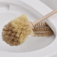 thumbnail image 4 of Necvior Household Wooden Long Handle Toilet Brush Home Hotel Kitchen Bathroom Multifunctional Detachable Closetool Cleaning Tools Accessories, 4 of 20