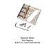 thumbnail image 3 of Sonducket Puente de sillín de guitarra eléctrica, accesorio de repuesto profesional, componente modificado, cola rígida fija de Metal ajustable Accesorios para instrumentos musicales Sonducket OD025917-00, 3 of 6