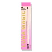 LUNA MAGIC Eyebrow Pencil with Spoolie Brush, Dark Brown, 0.03 fl oz
