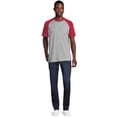 thumbnail image 2 of George Men's Raglan Tee with Short Sleeves, 2 of 5