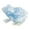 Light Blue, variant on Rubber Pond Frog Ornament 2.36x1.97in | Multicolor Waterproof Garden/Fish Tank Decor | UV-Resistant Indoor Outdoor Miniature Decor (0.13lb)​