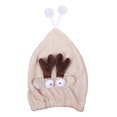thumbnail image 1 of Hair Drying Cap Microfiber Material for Fast Drying 1Pcs Cartoon Hair Wrap, 1 of 5