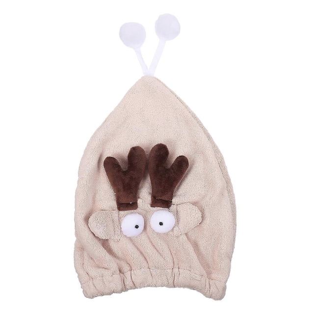 Hair Drying Cap Microfiber Material for Fast Drying 1Pcs Cartoon Hair Wrap