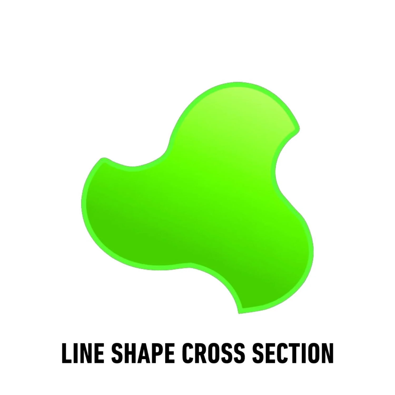 SHAKESPEARE 0.095" x 100' Commercial Trimmer Line - Green, Hurricane-Shaped (1 Count)
