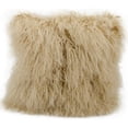 thumbnail image 6 of Couture Fur Seafoam Tibetan Sheepskin Pillow, 6 of 6