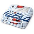 thumbnail image 2 of University of Tulsa Fleece Blanket, Very Soft Microfiber Flannel Blanket for Couch Warm and Cozy for All Seasons, 2 of 6