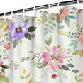 thumbnail image 4 of Waterproof Pioneer Shower Curtain 72x84 Inch Polyester Unique Cute Floral Shower Curtain for Bathroom Hotel Home Decor with 12 Plastic Hooks, 4 of 5