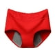 thumbnail image 2 of Gibobby Bikini elástico algodón Ropa interior menstrual para mujer de algodón Pantalones menstruales antifugas de algodón Ropa interior menstrual a de(Rojo， XL), 2 of 4
