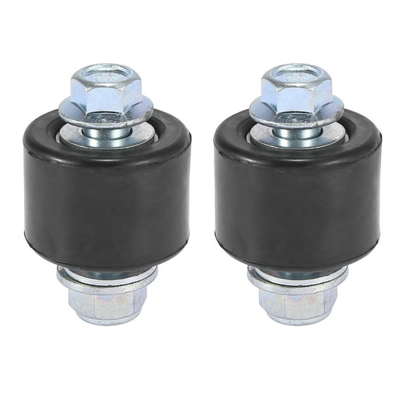 2 Set 10mm Chain Roller Pulley Chain Tensioner Motorcycle Black