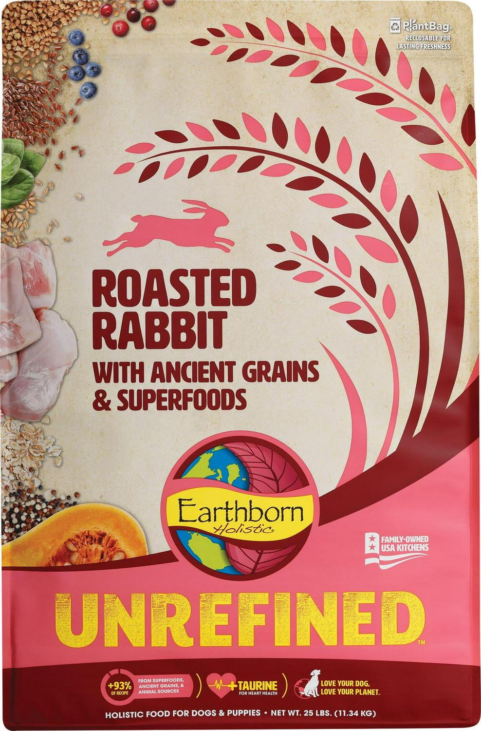 Earthborn Holistic All Life Stages Digestion Support Roasted Rabbit and
