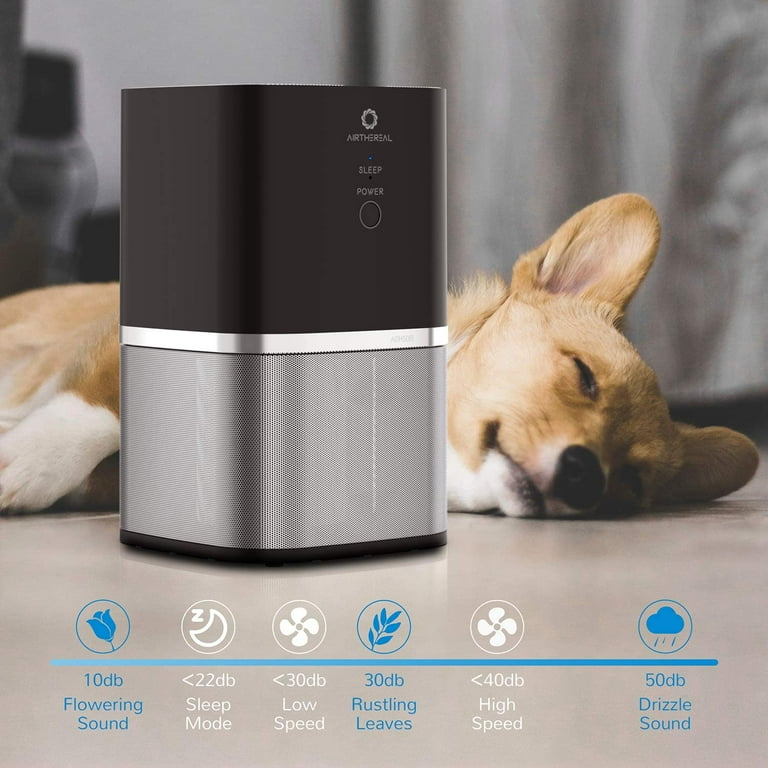 Airthereal ADH50B Air Purifier 3 Filtration Stage True HEPA Filter Office Quiet