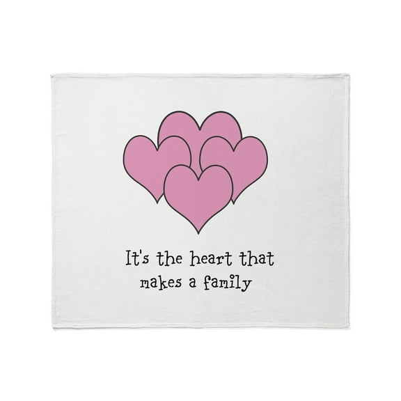 CafePress - Many Hearts Throw Blanket - Soft Fleece Throw Blanket, 50"x60" for All Ages