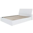 thumbnail image 5 of Nexera Blvd 3 Drawer Storage Platform Bed - White, 5 of 8