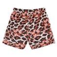 thumbnail image 7 of FORMRS Boys Swim Trunks Quick Dry Mesh Lining Beach Boardshorts, Sizes XS-XL, Orange Floral Leopard Pattern, 7 of 7