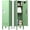 Mint, variant on Metal Storage Locker with Lock & Card Slot Locker - Secure Lockable Door - Steel Locker for School, Office, Gym, Home - 54" H x 15" W x 15" D（1 Door, Pink）