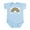 Sky Blue, variant on CafePress - Doodle Bug (Rainbow) Infant Bodysuit - Baby Light Bodysuit, Size Newborn - 24 Months