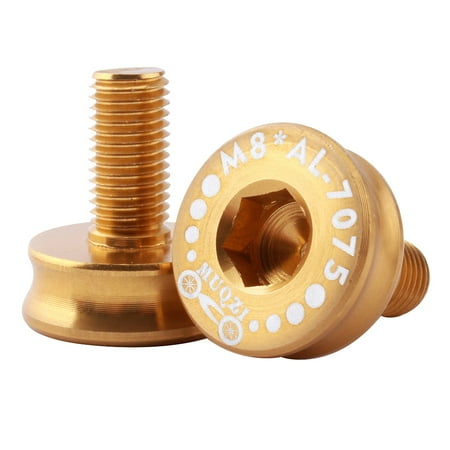 

Gongc Square Hole Axis Crank Screw Fixed Gear Foldable 7075 Aluminum Alloy Seal Waterproof Parts (Gold)