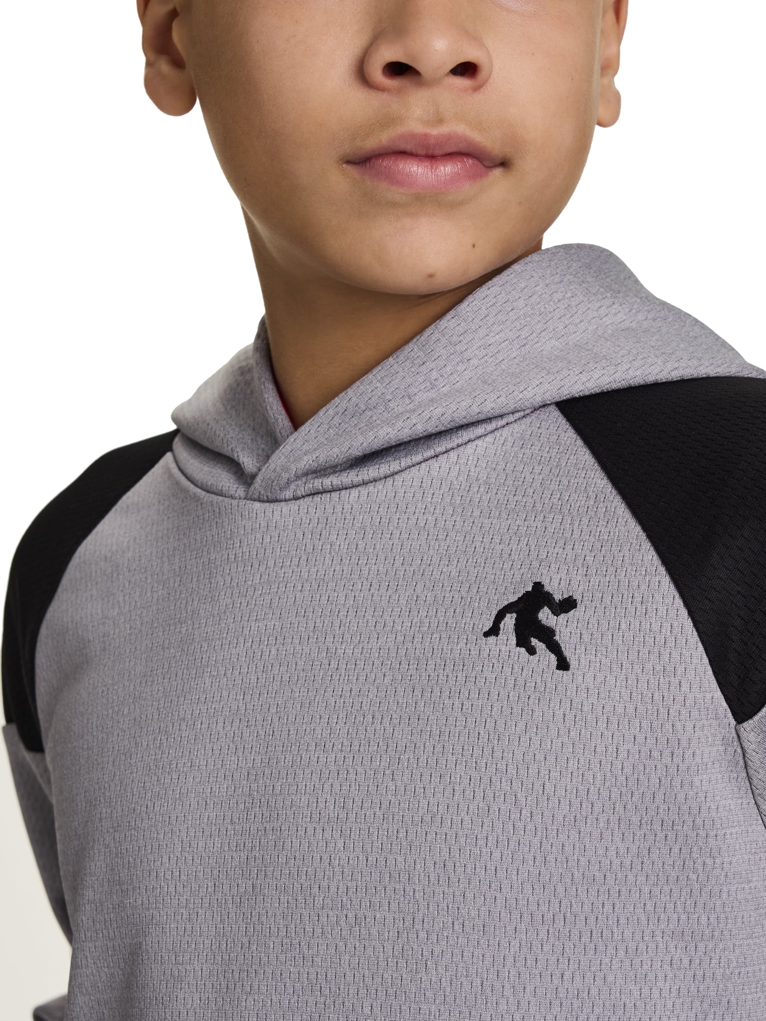 AND1 Boy's Athletic Back Court Pullover Fleece Hoodie, Sizes 4-18