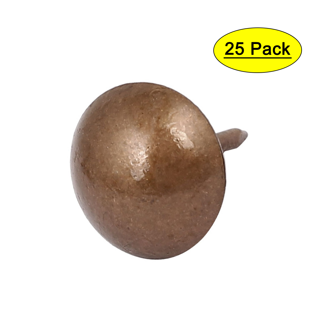 7/16" Dia Round Head Thumbtack Upholstery Decorative Tack Nail Pushpin 25PCS