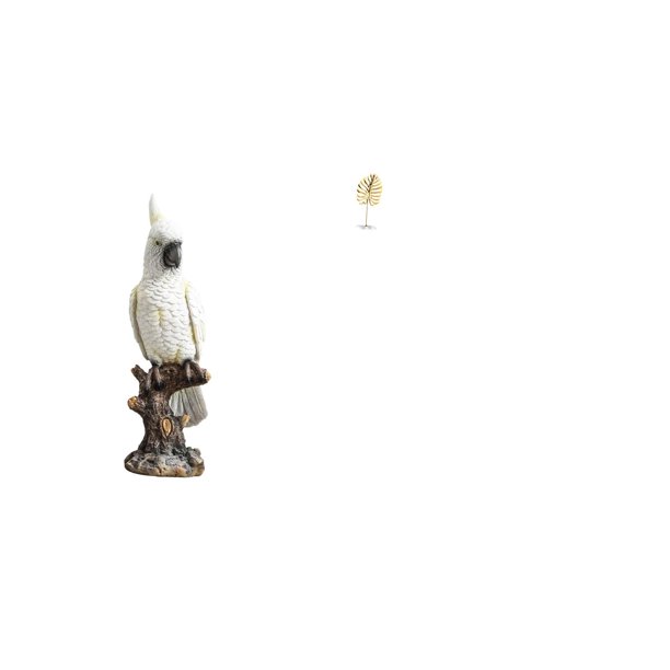 Figura de escritorio,Figura de loro para escritorio,oficina,decoración del hogar,Estatua de pájaro de resina,regalo de cumpleaños para inauguración de la casa,Escultura de hojas,Estatua de
