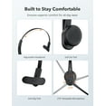 thumbnail image 5 of TaoTronics Trucker Bluetooth Headset with HD AI Noise Cancelling Microphone, Wireless Headset for Cell Phone, Skype, Truck Driver, Call Center, 34 Hours Playtime, 5 of 5