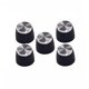 thumbnail image 4 of BESTYASH 5Ud Perillas Para Guitarra Y Bajo Pedal De Plástico Negro Resistentes, 4 of 8